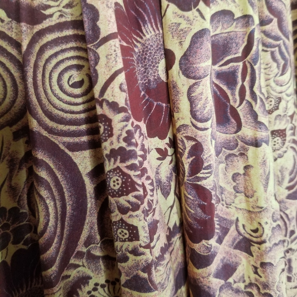 Ulla Johnson Printed Cotton Midi Dress Boho Prairie Romantic Artisan Smocked - Picture 12 of 14